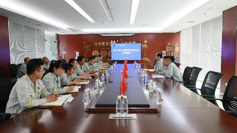 富平公司組織召開(kāi)2023年二季度黨支部書記工作例會(huì)