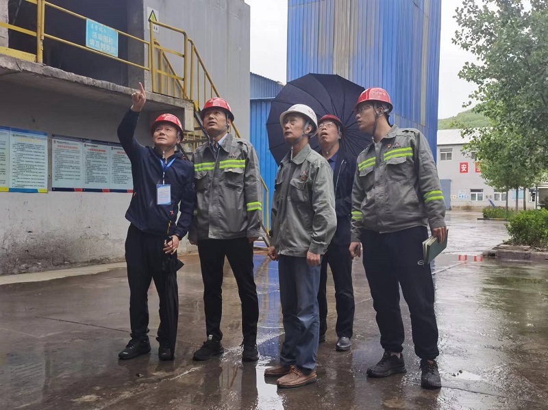 省應(yīng)急管理廳到黃陵公司檢查指導工作