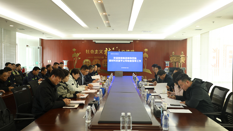 陜煤集團(tuán)安全環(huán)保監(jiān)察部經(jīng)理王西才一行到富平公司開(kāi)展環(huán)保專項(xiàng)檢查